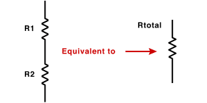 Series resistance circuit diagram