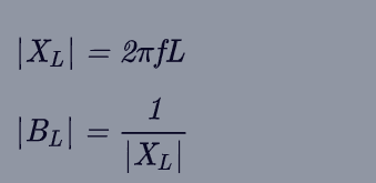 Inductive reactance formula