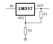 LM317 circuit diagram